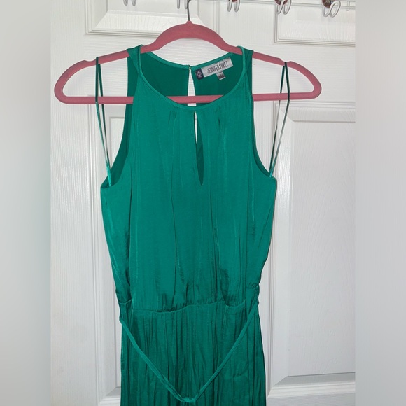 JENNIFER LOPEZ Sleeveless Green Maxi Dress. Size 2 - Picture 4 of 13